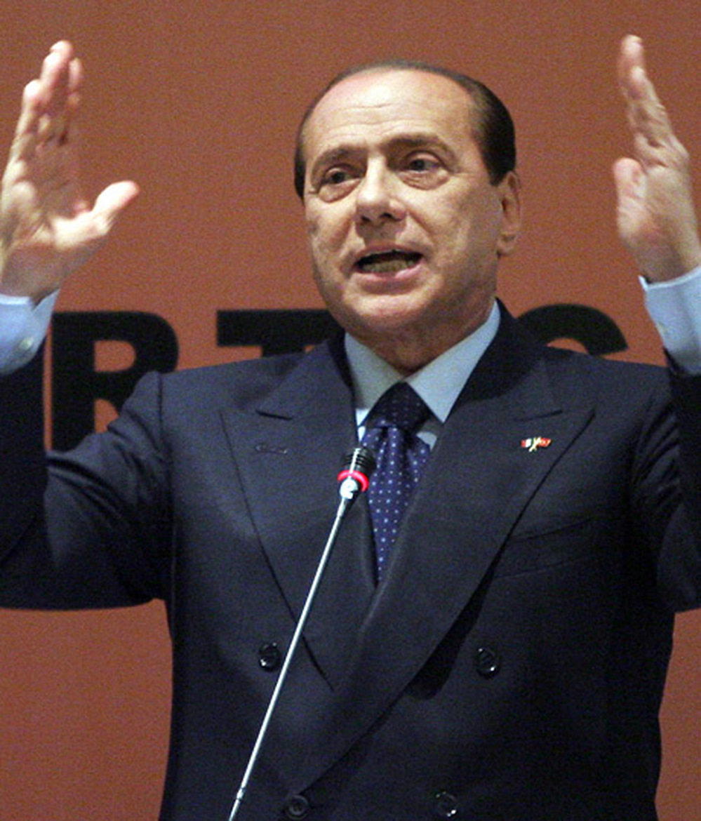 Silvio Berlusconi called the new U.S. president-elect "young, handsome and even suntanned."