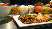 The Mitsitam Native Foods Cafe at the National Museum of the American Indian in Washington, D.C., offers a Thanksgiving menu that reflects indigenous culinary traditions.