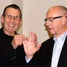 Leonard Nimoy and Carl Kasell