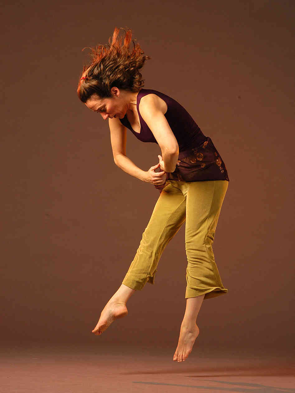 Dancer-choreographer Randee Paufve performs her piece 'In Exhale.' Photo: Marty Sohl