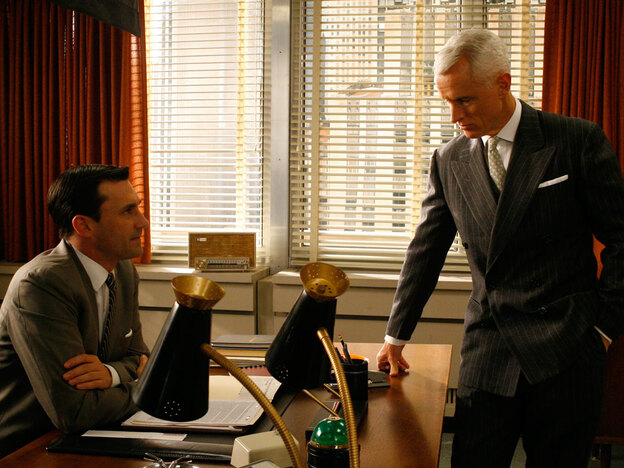 Jon Hamm and John Slattery in 'Mad Men'