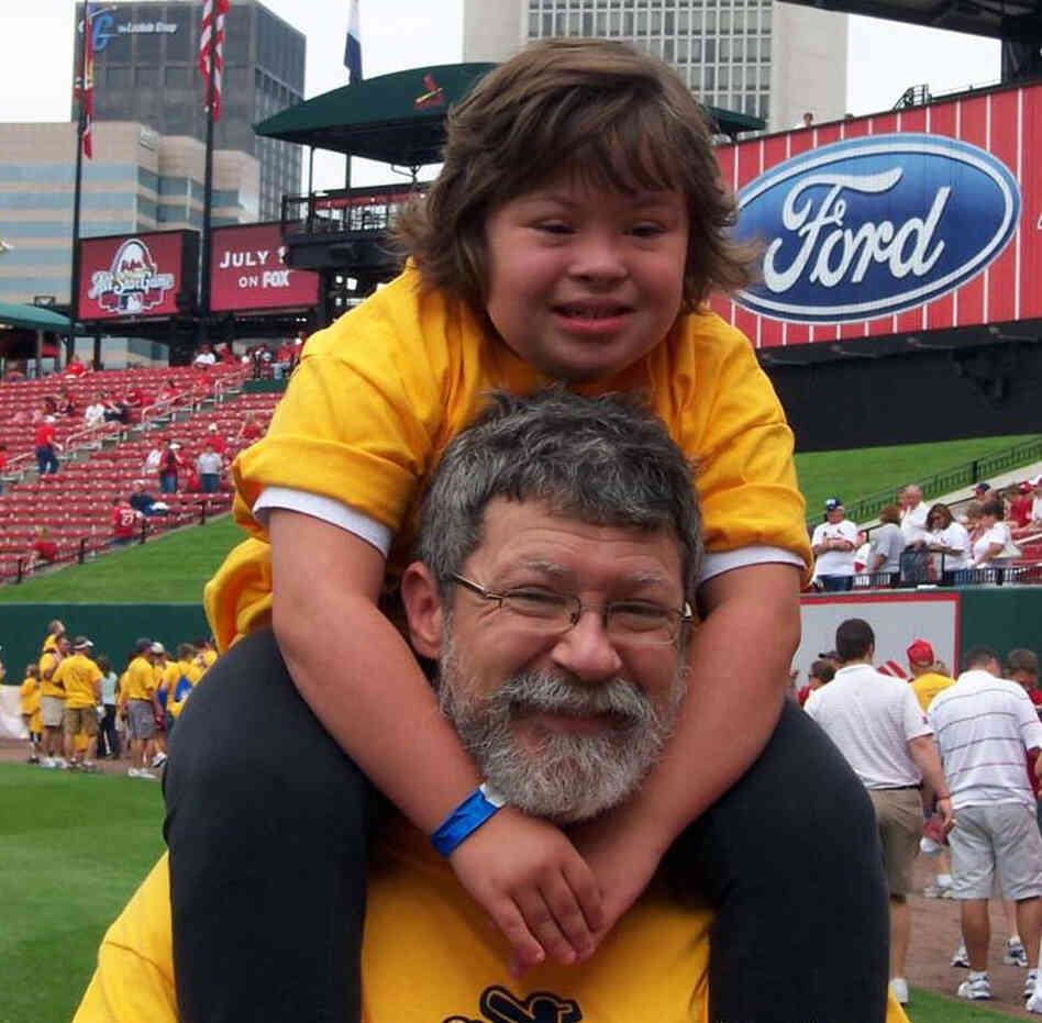E. Duff Wrobbel and his daughter
