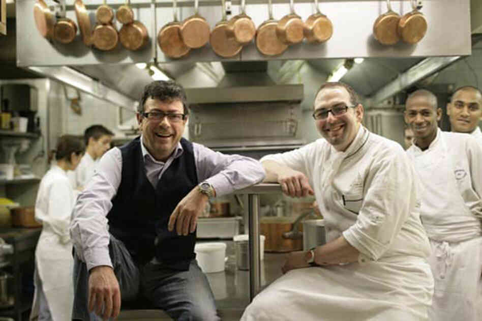 Chef Christian Constant (left) and chef de cuisine Stephane Schmidt. Chef Christian Constant (left) and chef de cuisine Stephane Schmidt.
