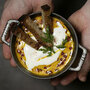 A dish at Les Cocottes, served in a casserole dish.