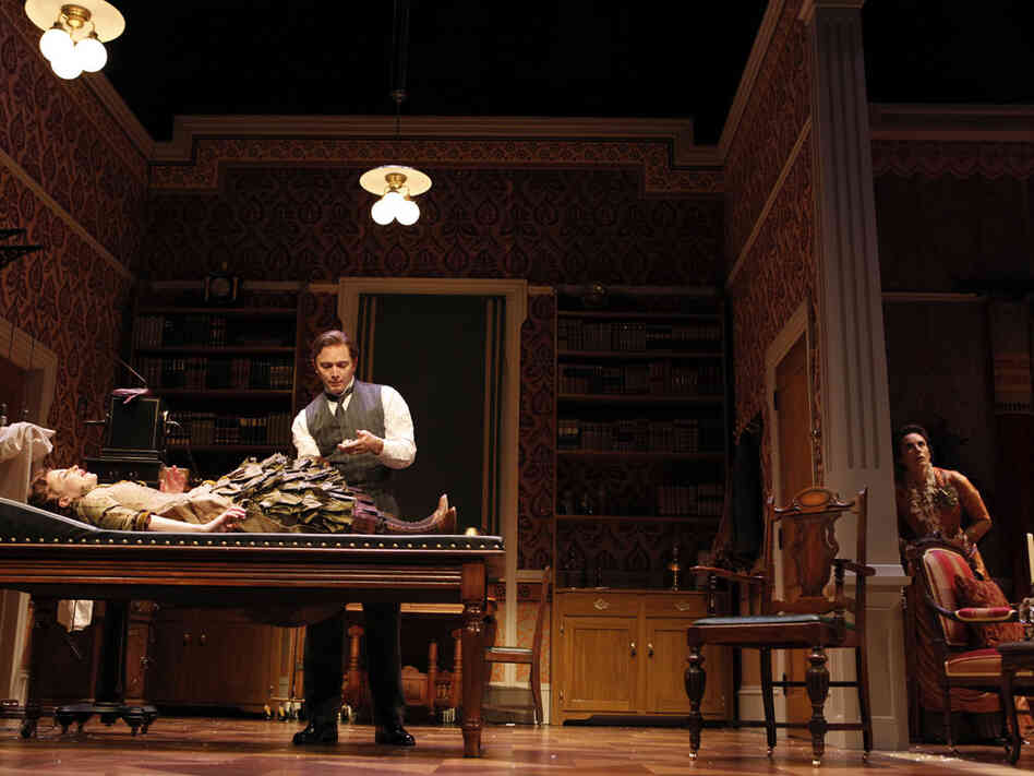 Maria Dizzia, Michael Cerveris and Laura Benanti in 'In The Next Room, or the Vibrator Play'
