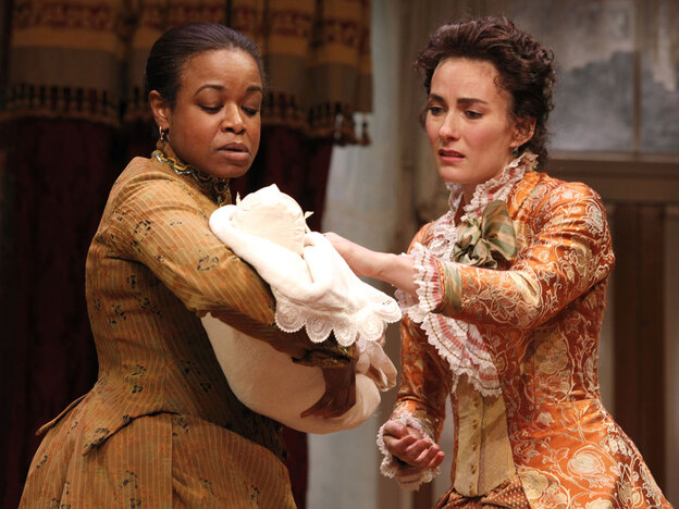 Quincy Tyler Bernstine and Laura Benanti in 'In The Next Room, or the Vibrator Play'