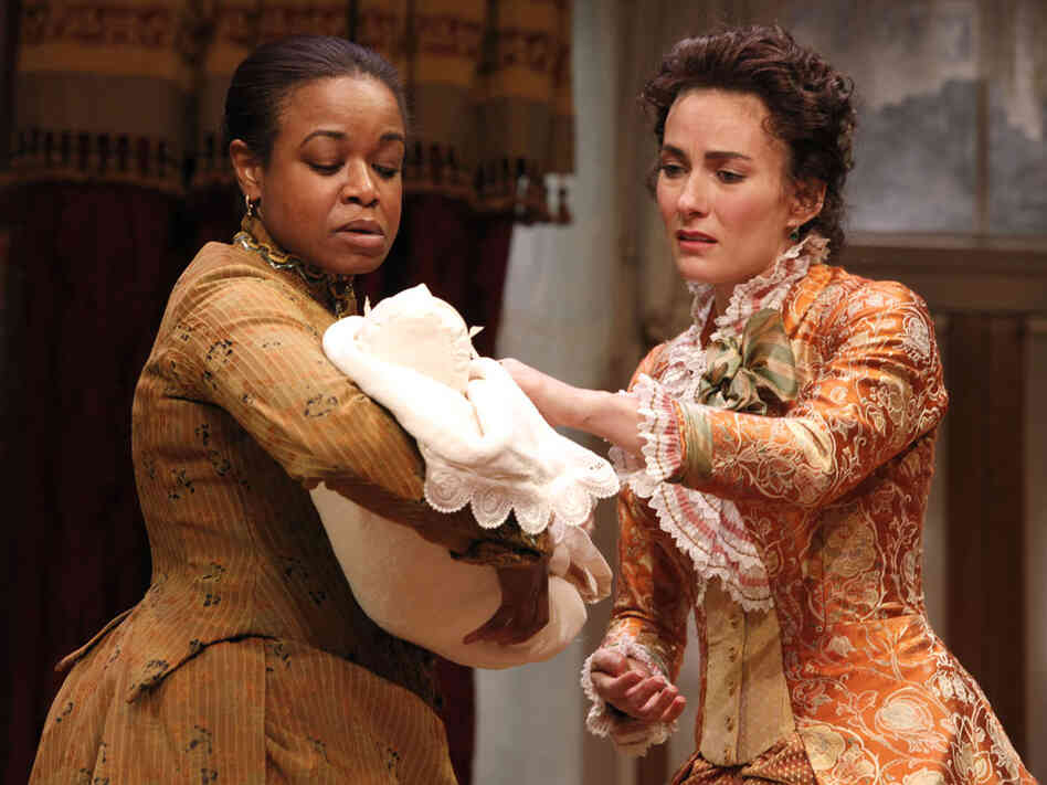 Quincy Tyler Bernstine and Laura Benanti in 'In The Next Room, or the Vibrator Play'