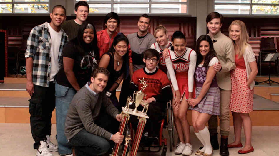 The cast of Fox's Glee.
