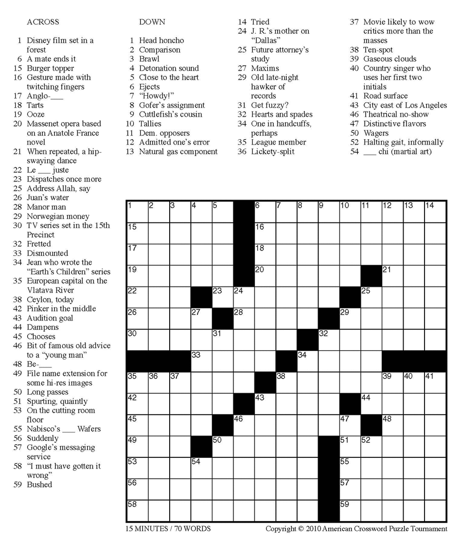 Crossword Puzzle C Crossword Puzzle C