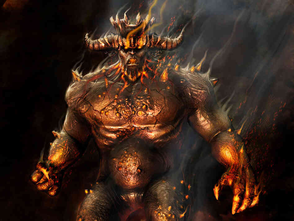 Phlegyas: Screenshot from 'Dante's Inferno' video game.