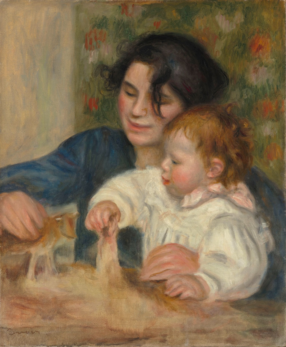 renoir painting by the