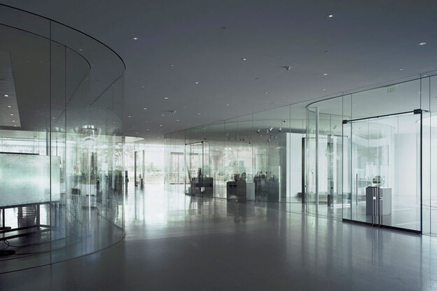 Glass Pavilion for the Toledo, Ohio, Museum of Art.