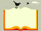 A bird on a book A bird on a book