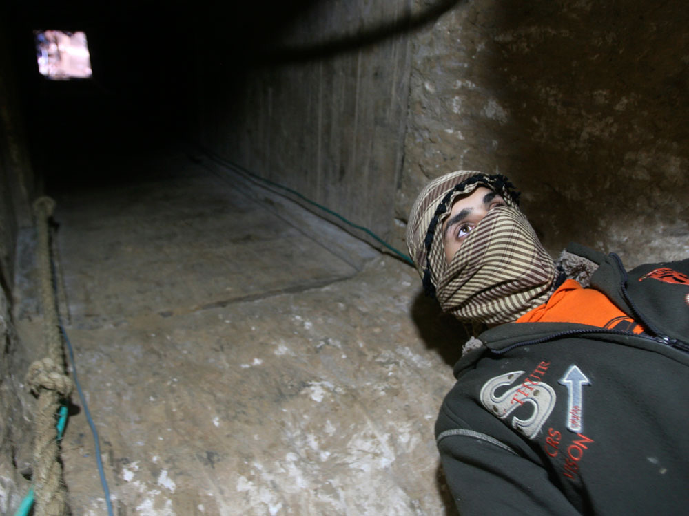 Palestinian tunnel-digger