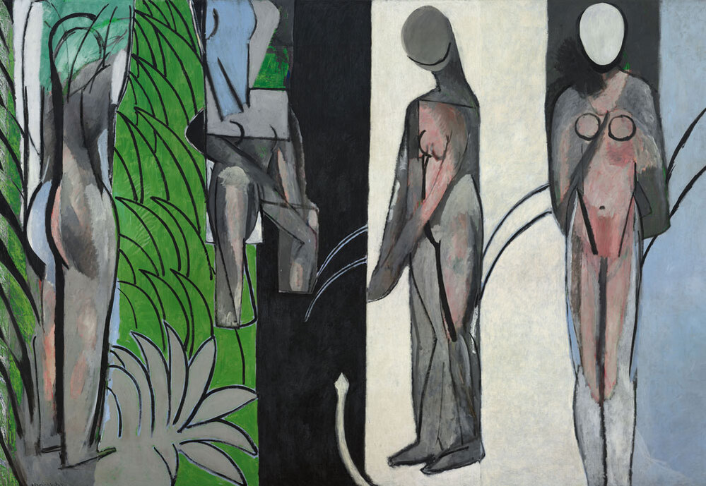 Bathers by a River