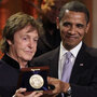 Paul McCartney and President Barack Obama