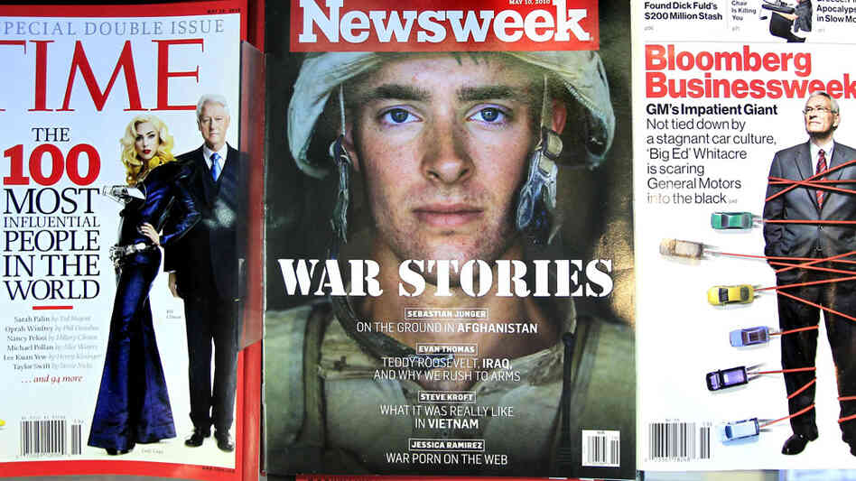 Time and Newsweek on a newsstand Time and Newsweek on a newsstand