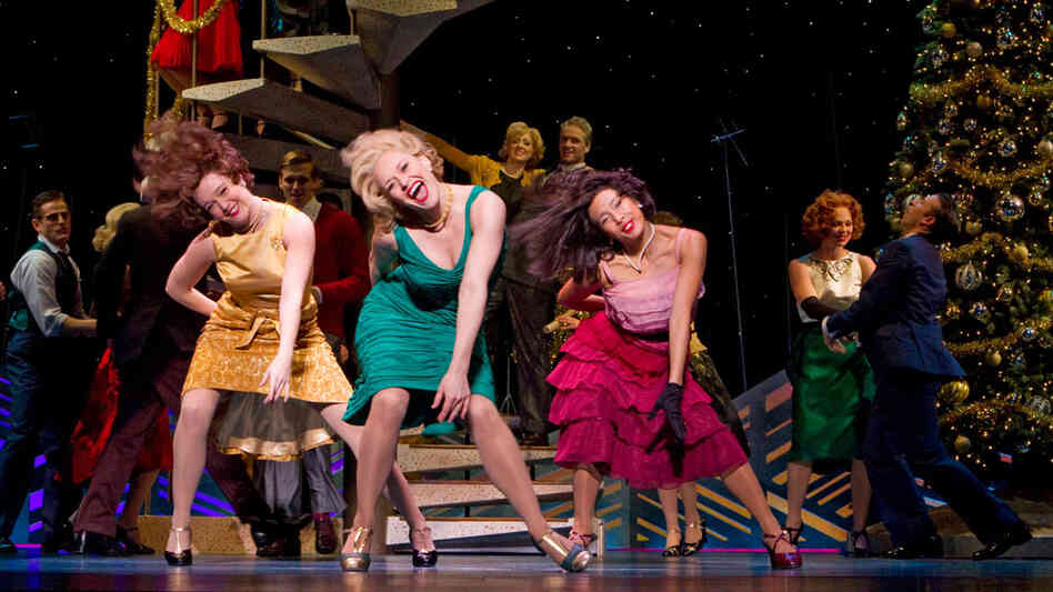 Megan Sikora and the ensemble of "Promises, Promises" Megan Sikora and the ensemble of "Promises, Promises"