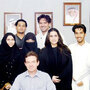 Lawrence Wright with several of the people he interviewed for The Looming Tower