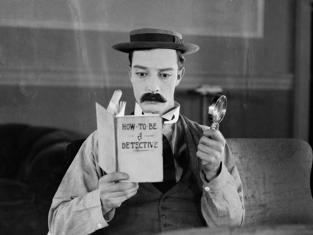 Buster Keaton as Sherlock Jr.