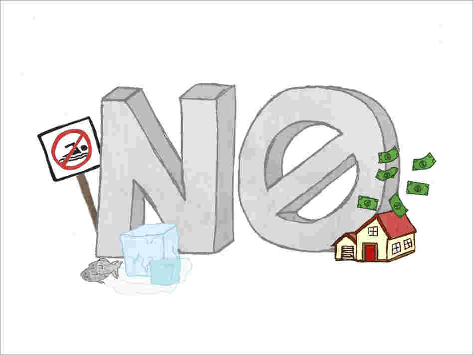 Graphic of "No"