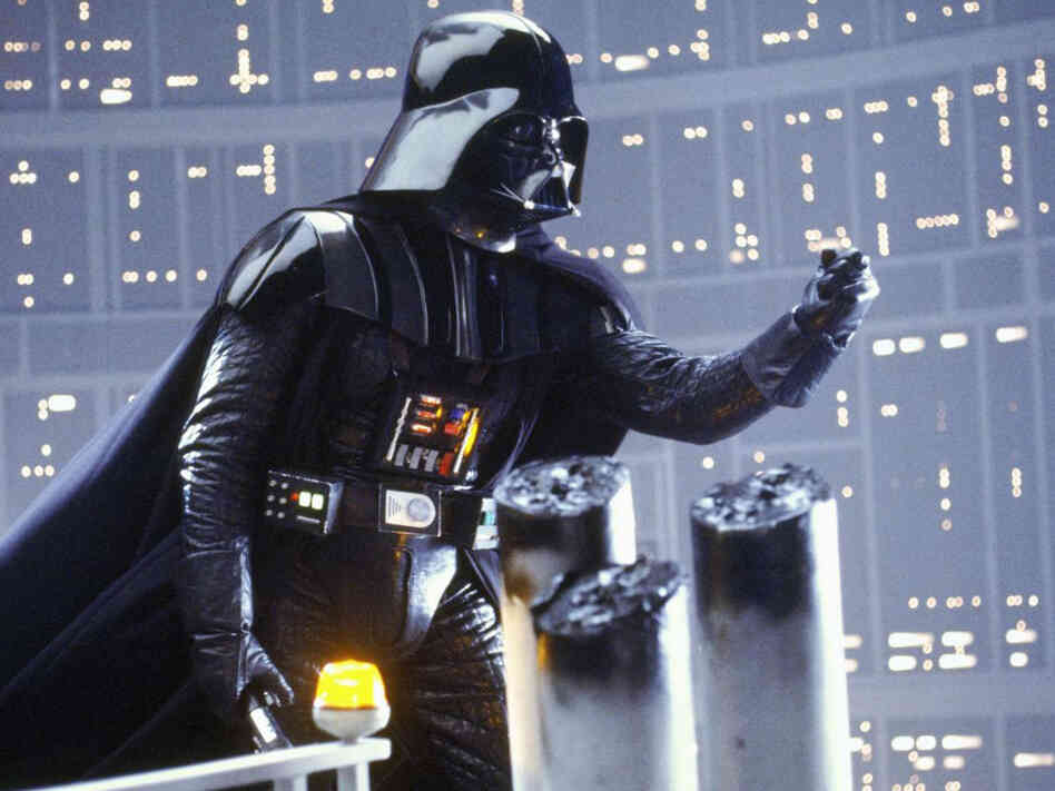 Darth Vader in the reactor shaft of Cloud City