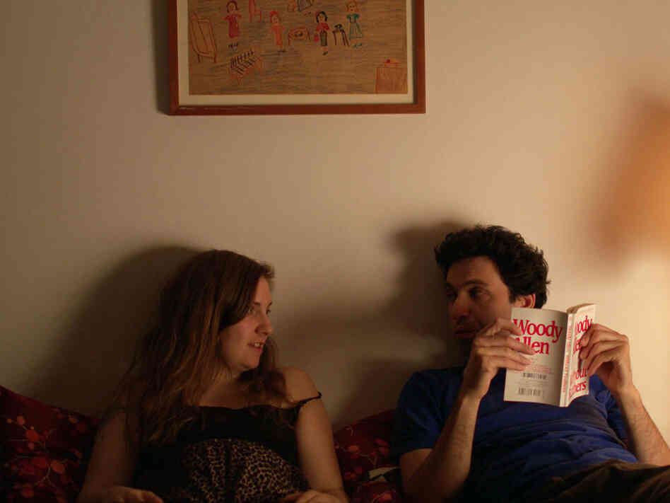Lena Dunham as Aura and Alex Karpovsky as Jed in Tiny Furniture