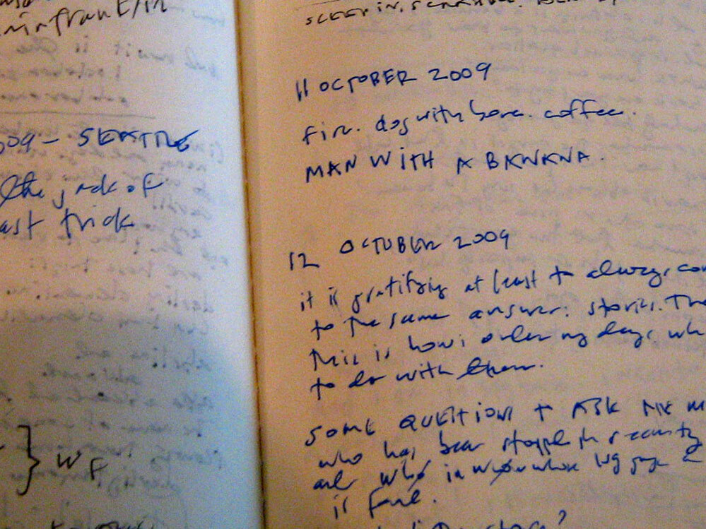 Kate DiCamillo's notebook