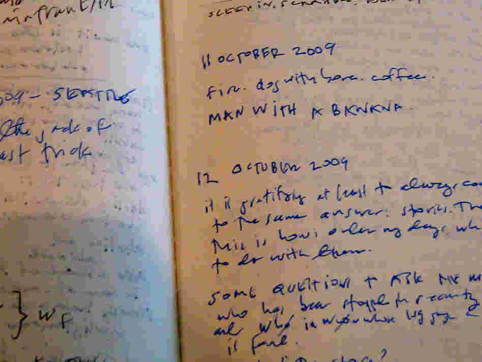 Kate DiCamillo's notebook