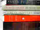 Stack of books.