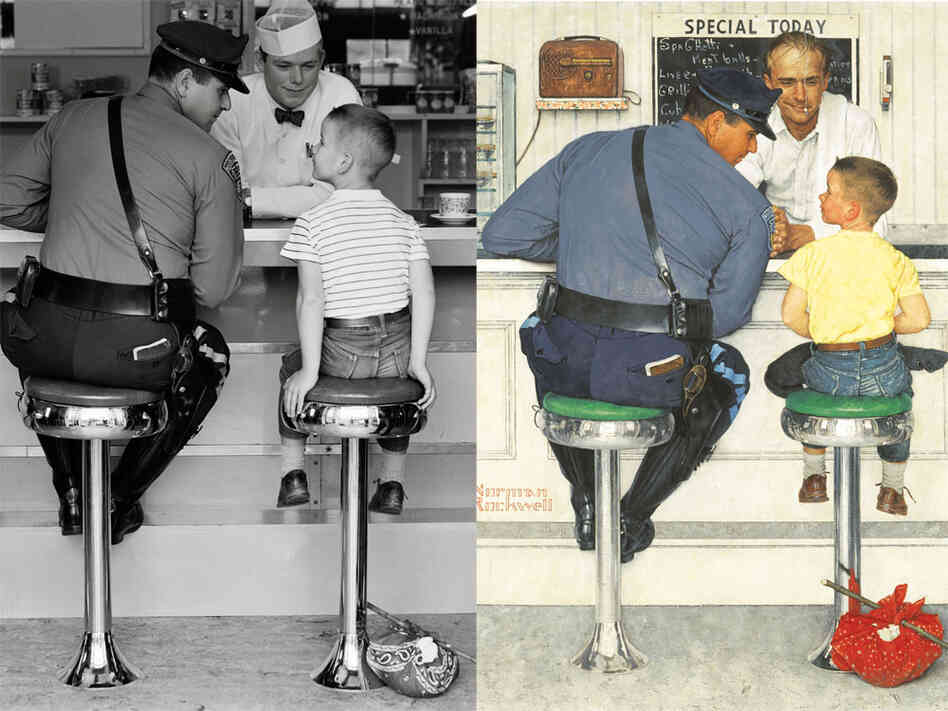Detail from 'Norman Rockwell: Behind the Camera'