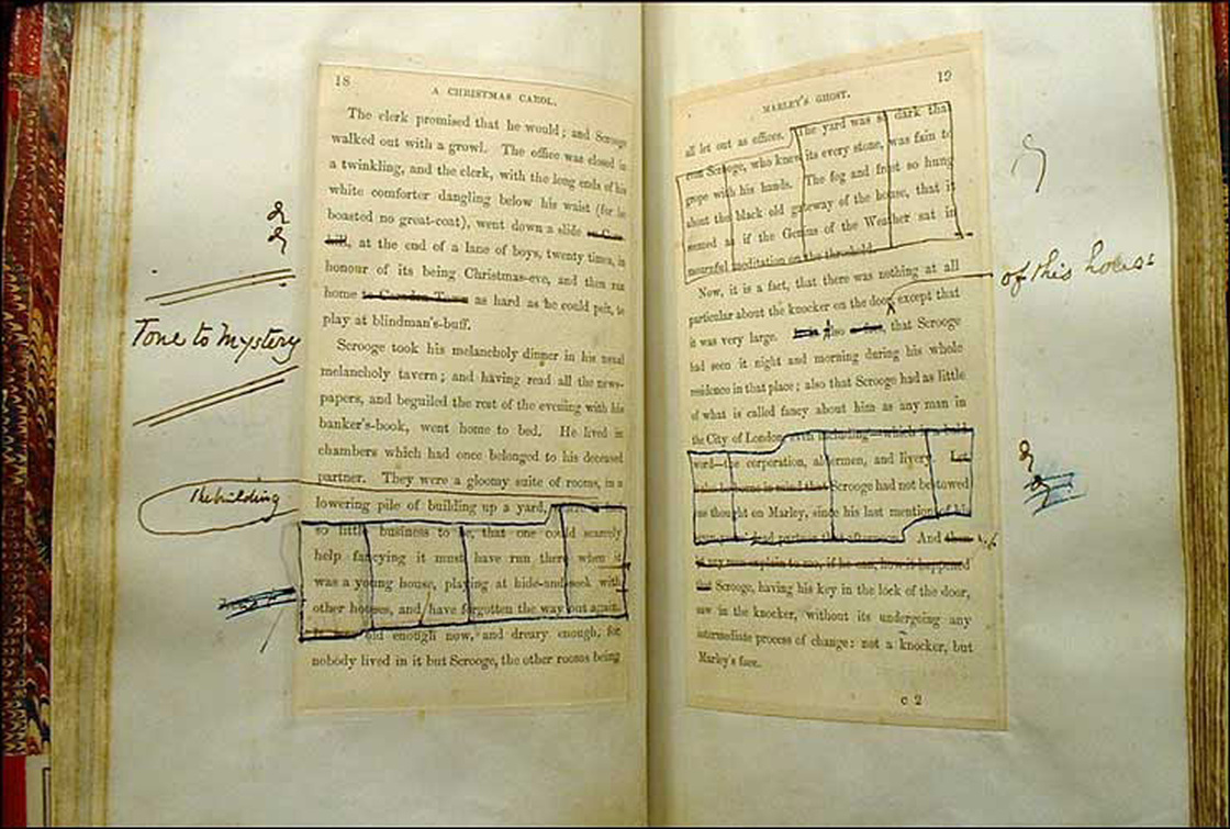 Pages from 'A Christmas Carol'