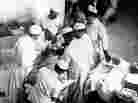 Dr. William Stewart Halsted performing a surgery in 1904