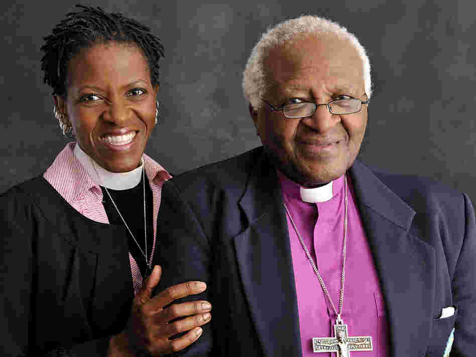 Mpho Tutu and her father, Desmond Tutu