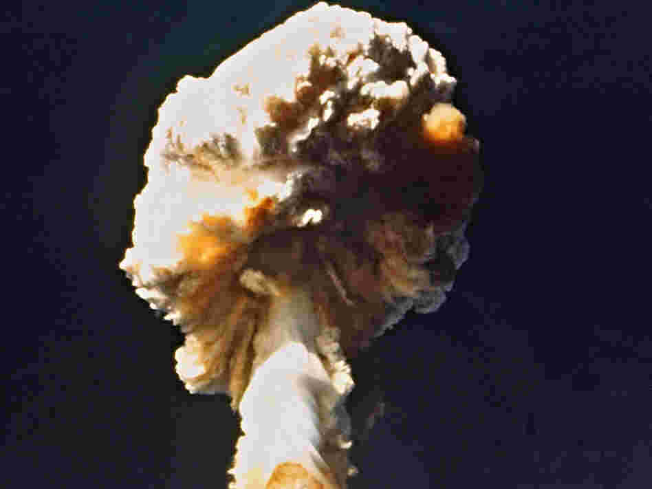French nuclear test at Mururoa, French Polynesia, 1970