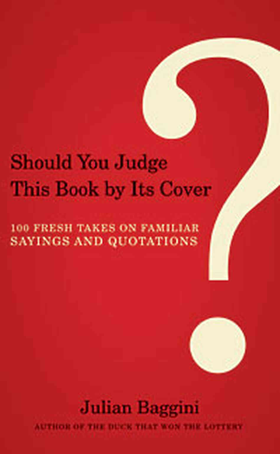 Should You Judge This Book By Its Cover? Should You Judge This Book By Its Cover?