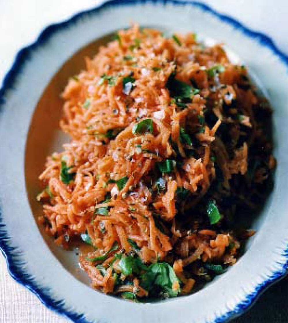 Carrot Salad with Cilantro and Green Chili