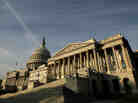 The early morning sun strikes the U.S. Capitol Nov. 6, 2006.