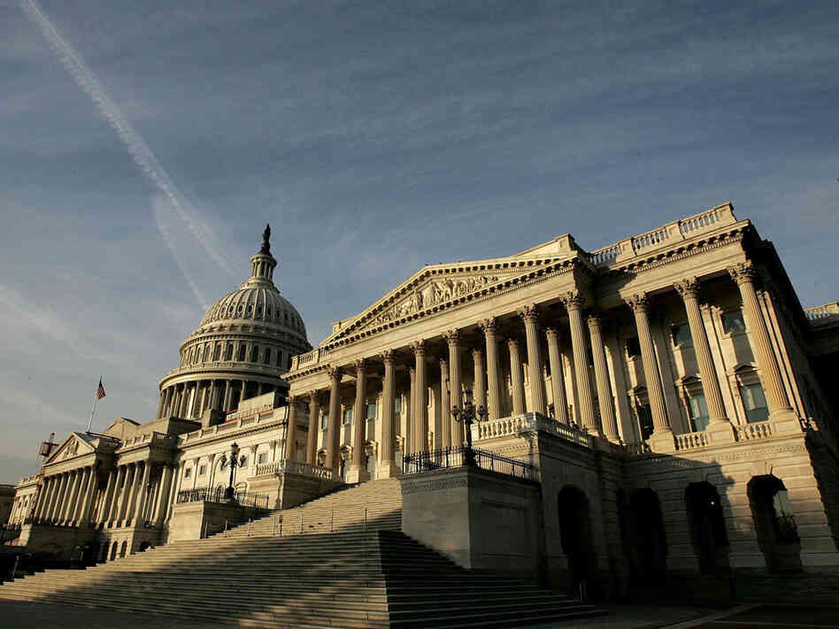 The early morning sun strikes the U.S. Capitol Nov. 6, 2006.