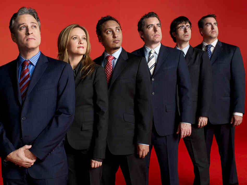 Jon Stewart, Samantha Bee, Aasif Mandvi, Jason Jones, John Oliver, Rob Riggle