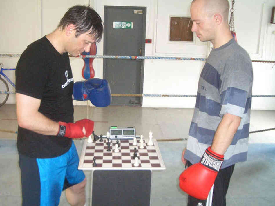 Chess boxing match