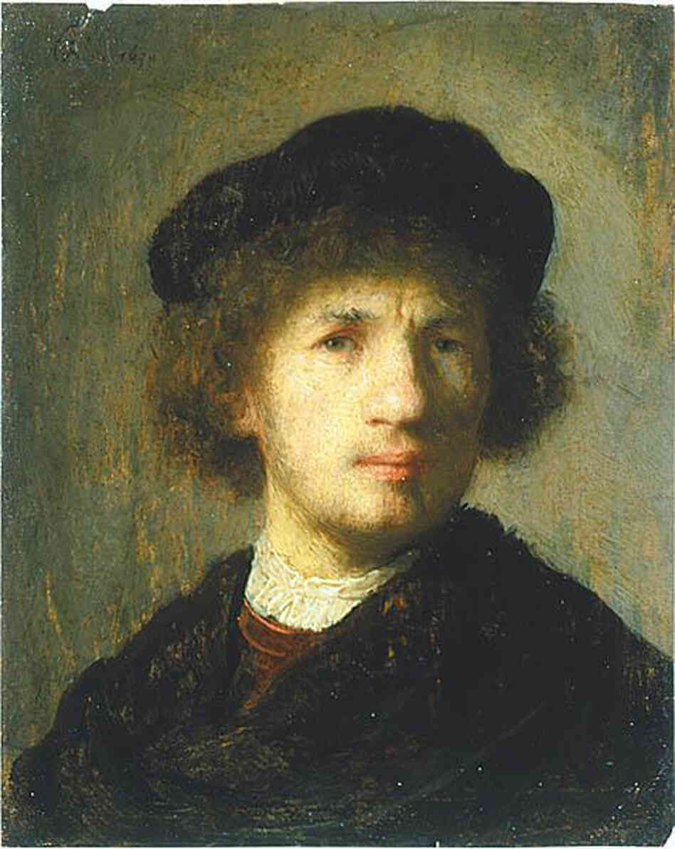 "Self portrait" by Rembrandt, 1630