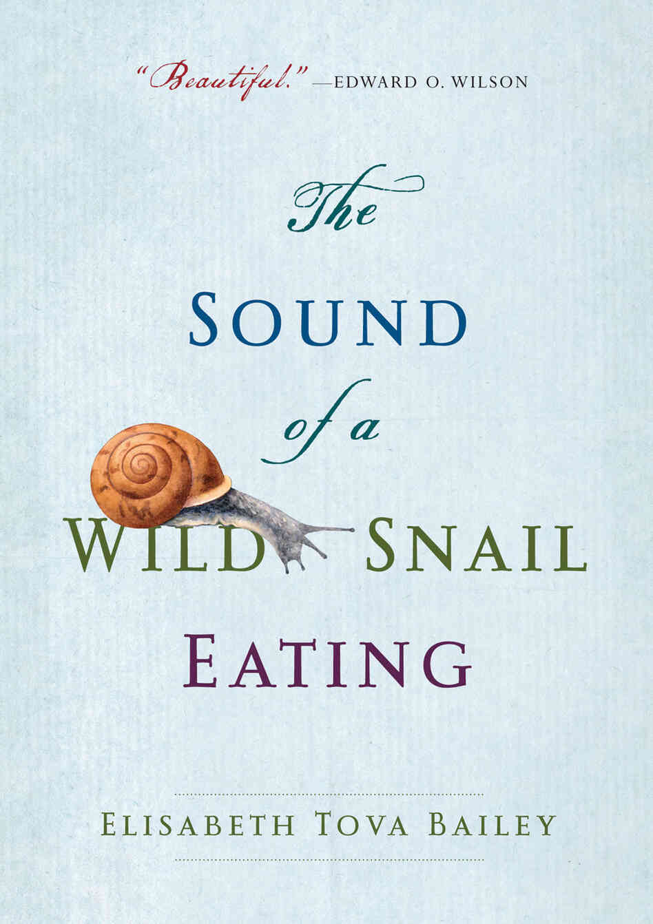 'The Sound Of A Snail' A Patient's Greatest Comfort NPR