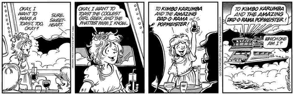 Mike Doonesbury's second marriage, to Kim Rosenthal.