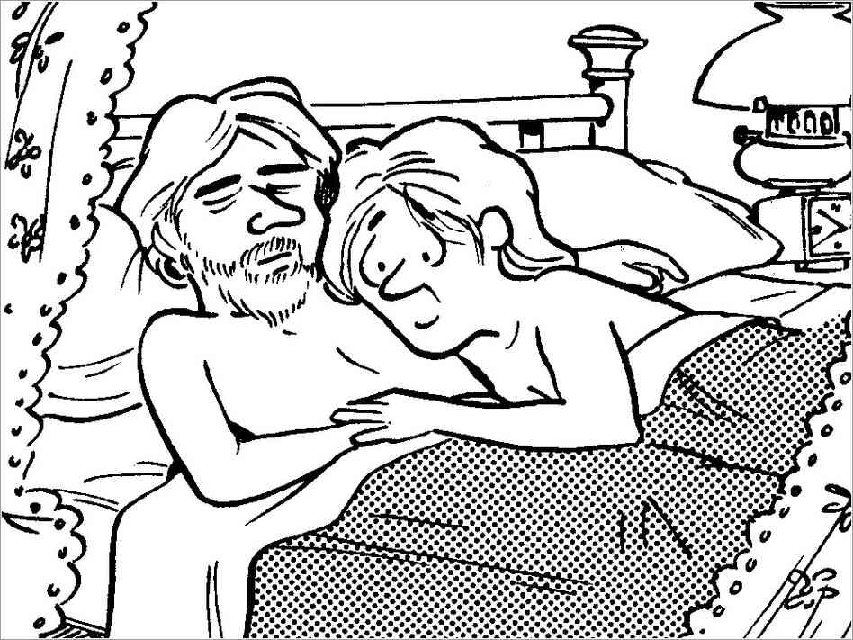 Joanie Caucus and Rick Redfern spend the night together. Joanie Caucus and Rick Redfern spend the night together.