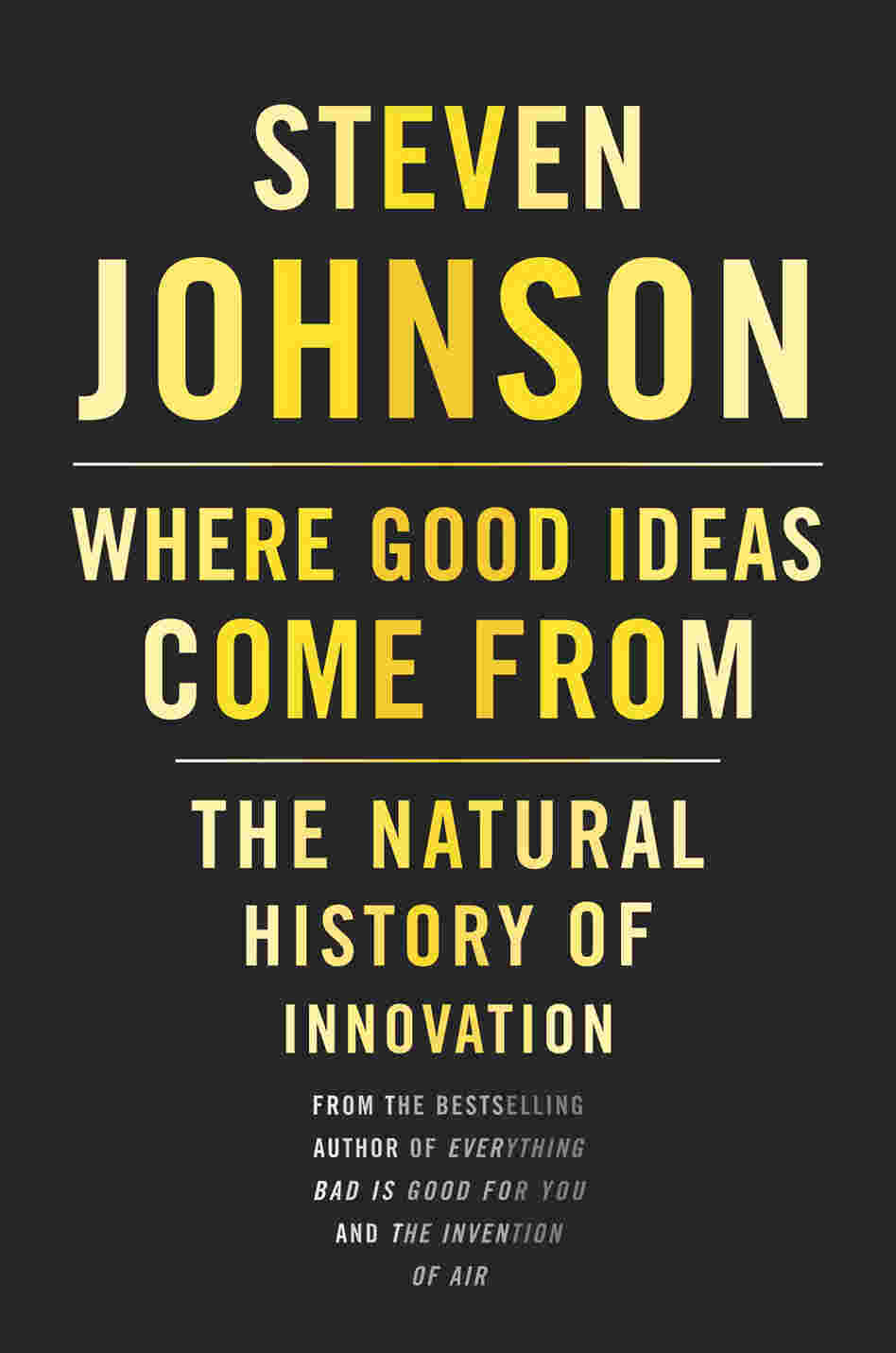 Where Good Ideas Come From Where Good Ideas Come From