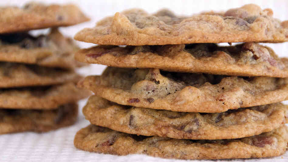 Chocolate Chip, Bacon And Pecan Cookies (thin)