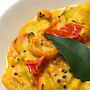 Dahi Aloo Curry, with potatoes, mustard seeds and curry Dahi Aloo Curry, with potatoes, mustard seeds and curry