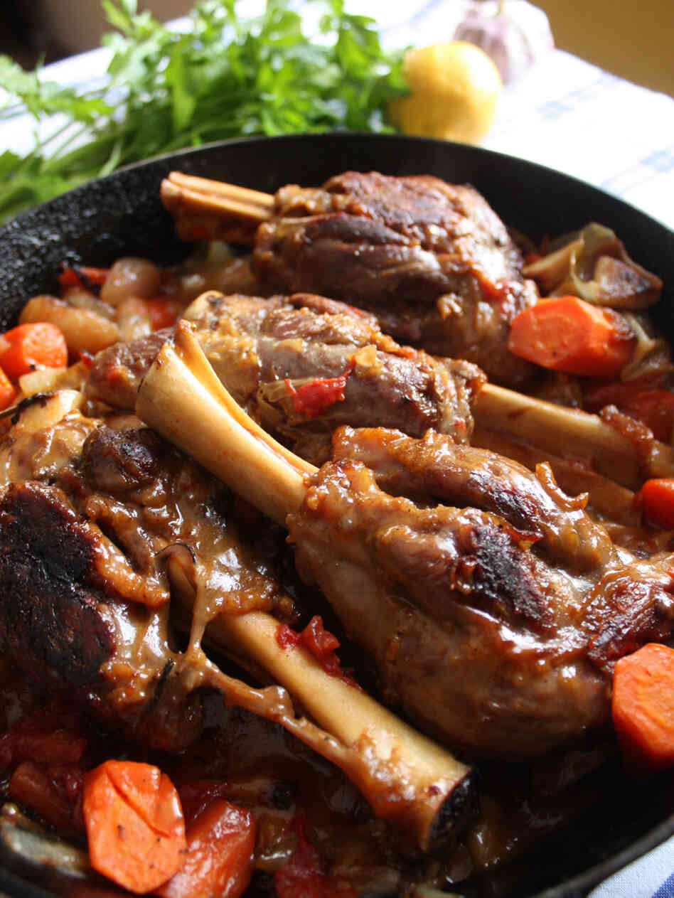 Braised Lamb Shanks Braised Lamb Shanks