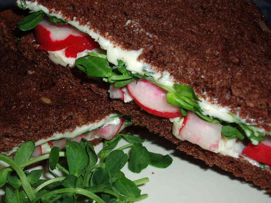 French Breakfast Radish Sandwich French Breakfast Radish Sandwich